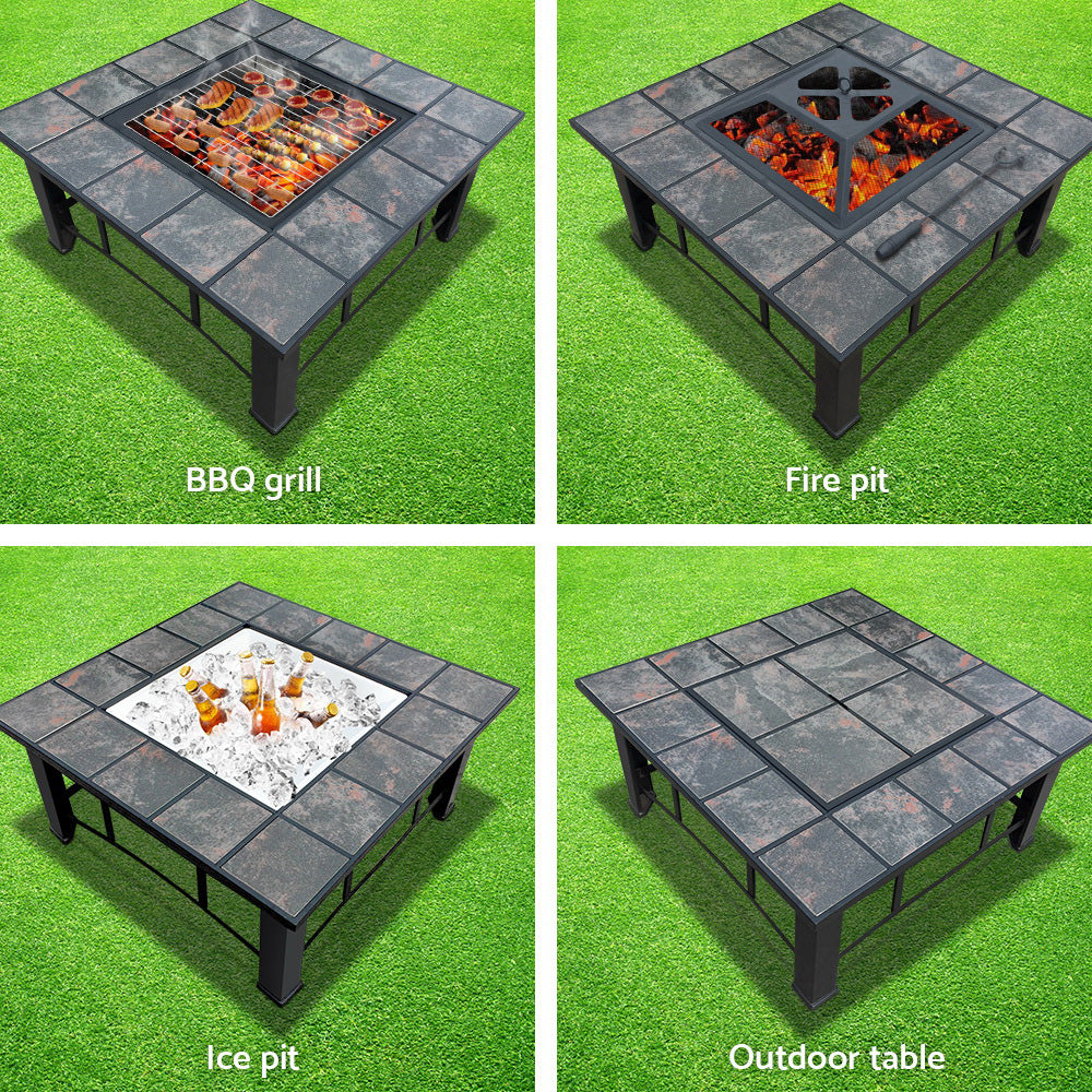 Brasero-barbecue 4 en 1