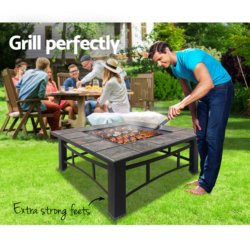 Brasero-barbecue 4 en 1