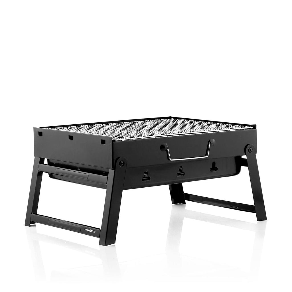 Barbecue pliable et portable à charbon de bois