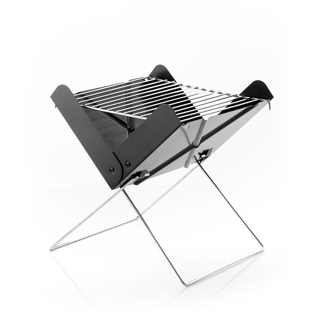 Mini Barbecue Portable Pliable – Grill Charbon Compact pour Camping, Pique-nique & Voyage